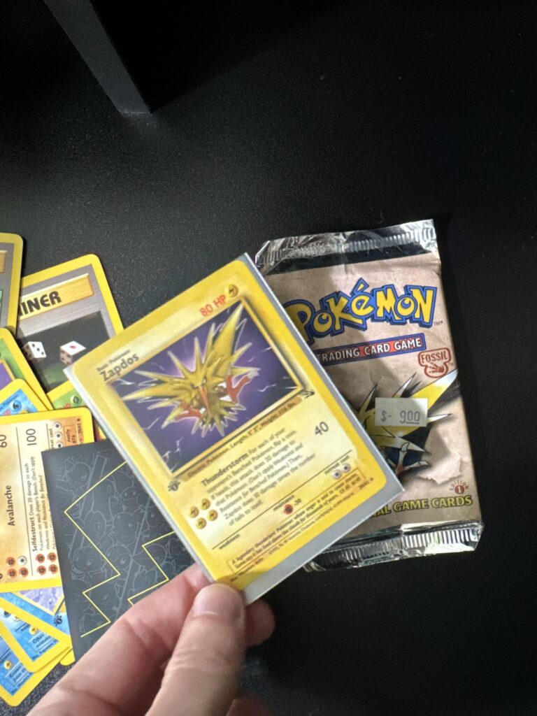 Ripped a First Edition Fossil Pack