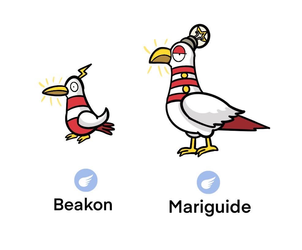 Lighthouse Seagulls