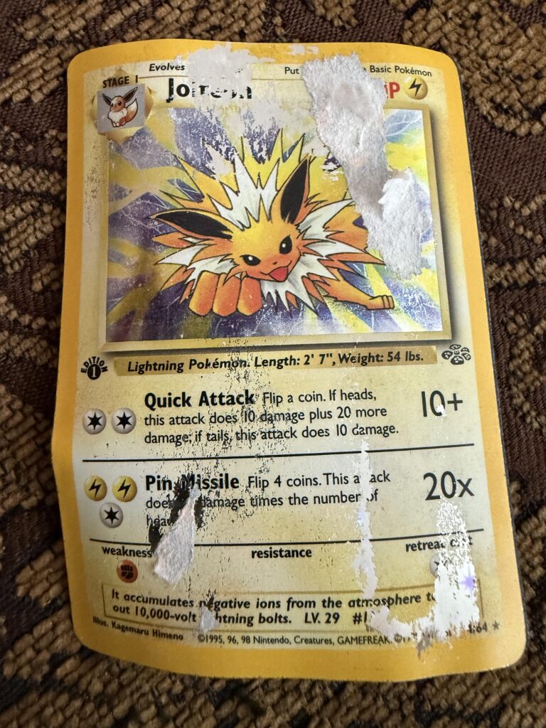 Found one of my old cards, you think it might grade a 9?