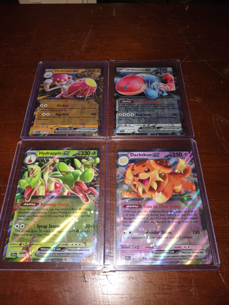 My pulls from Stellar Crown Booster Box (Best cards at the back)