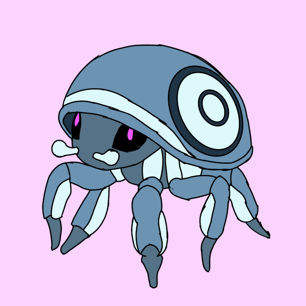 Shellmagic > Crypcry. ghost/Bug type. Region Dalofol.