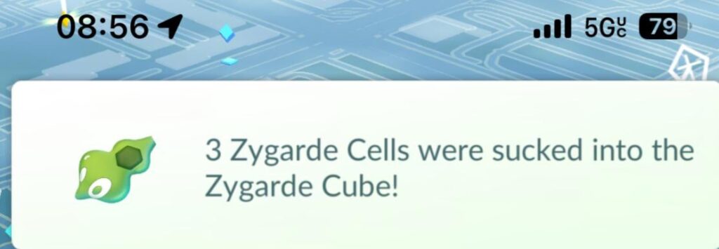 Proof you can get 3 zygarde cells at once!