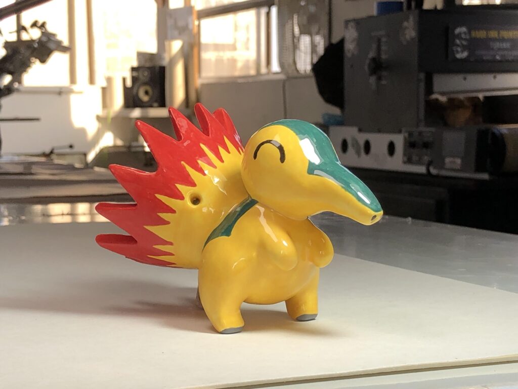 Cyndaquil ceramic pipe