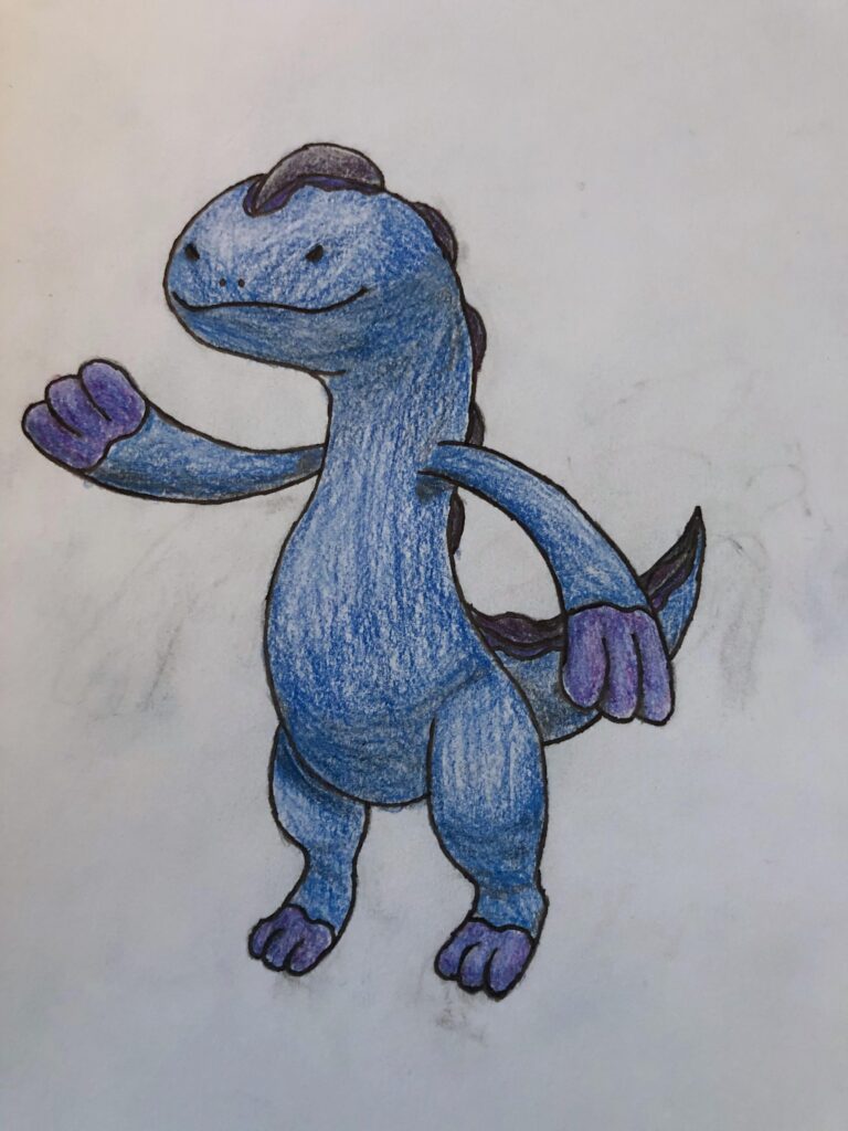 Siremander, an evolution of Quagsire, Water/Dragon type