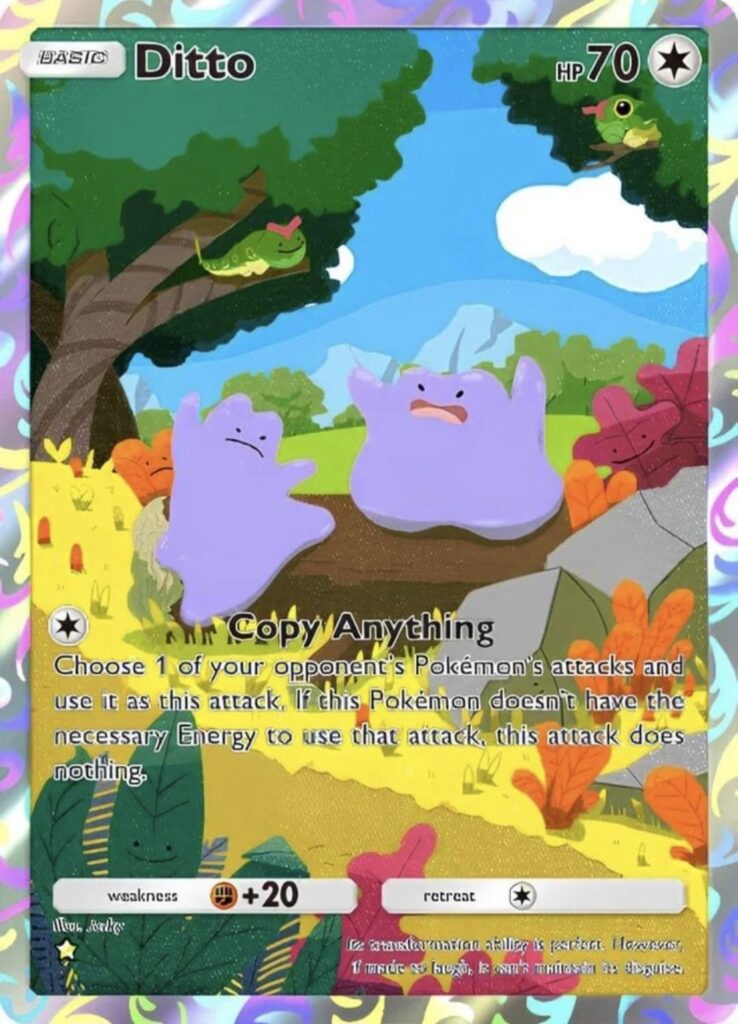 I love all the hidden Dittos in the Ditto card ☺️