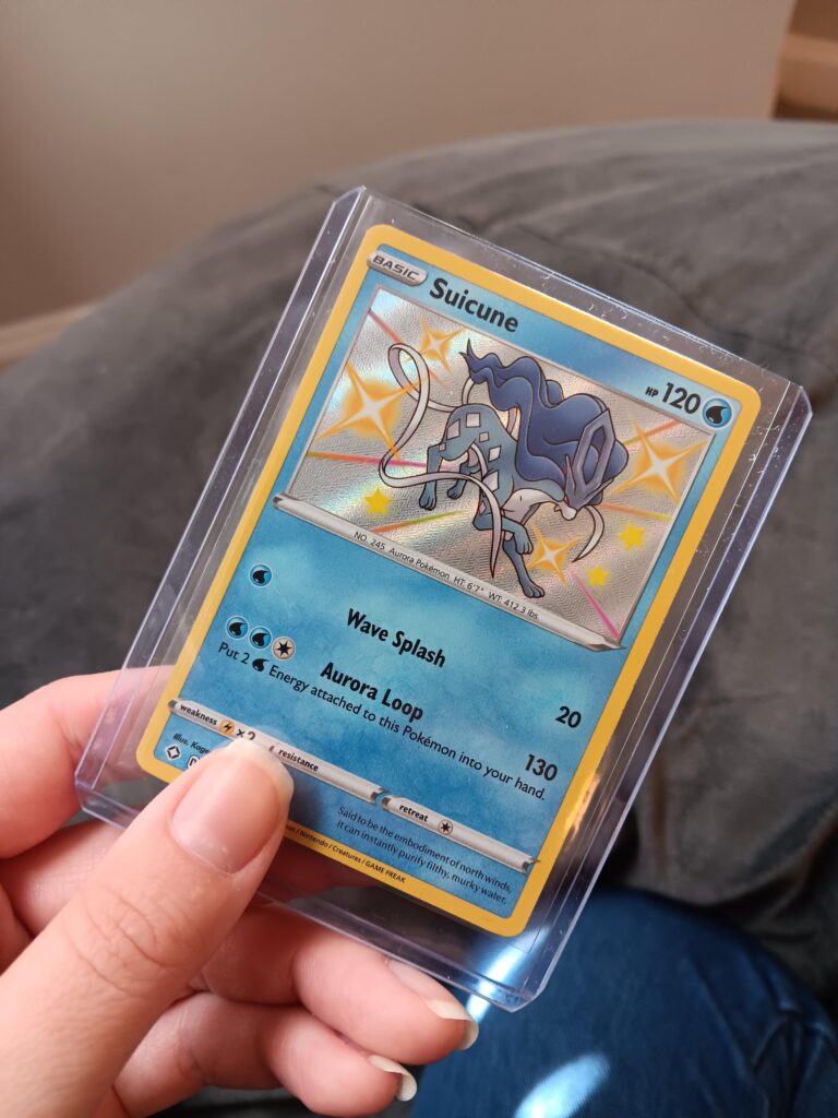 Shining Fate Shiny Suicune that might be a printing error?