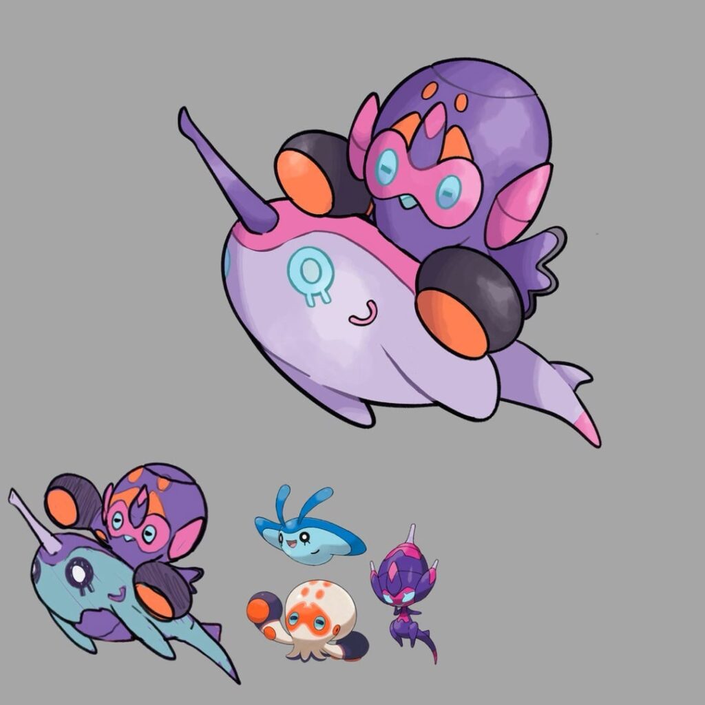 US-13.10 EQUUS, more ultra beasts hybrids (sketches) and the lineup list!