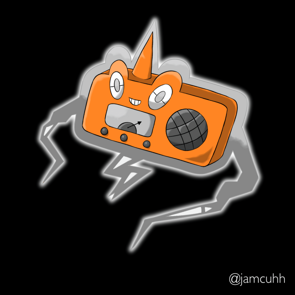 Rotom - Radio Form for my Legends: Unova project set in the Roaring Twenties