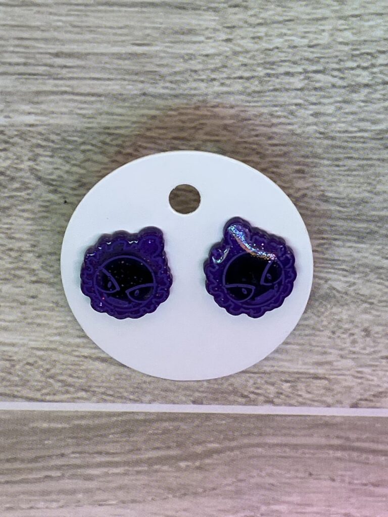 Spooky Season is upon us! So here are some ghostly-mon earrings I made!
