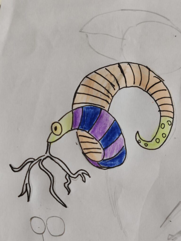 Stixicworm (ribbon worm pokemon)