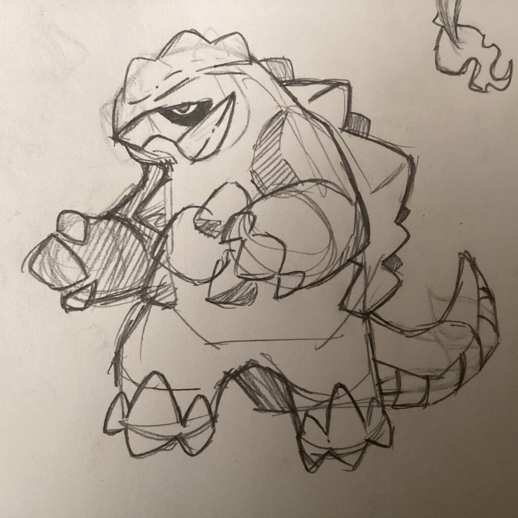 The Pokémon Legends:Burning Sea Starter Final Evos