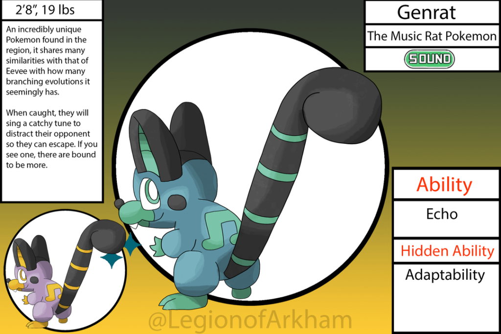 The Eevee Clone of the Nacton Region, the Musically Inspired Genrat.