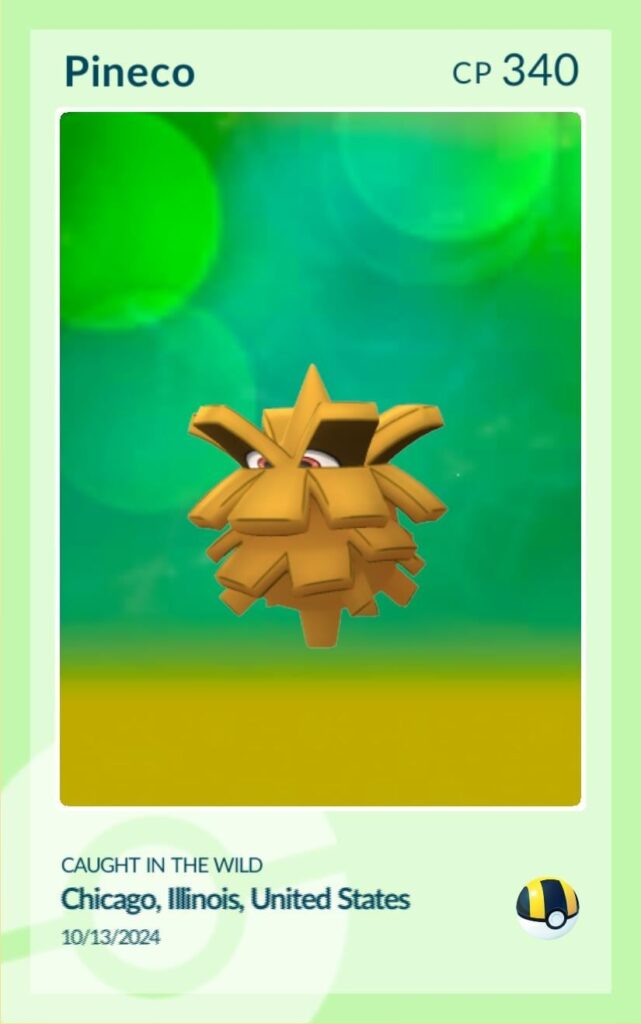 Started playing last week, I got my first shiny! ✨️