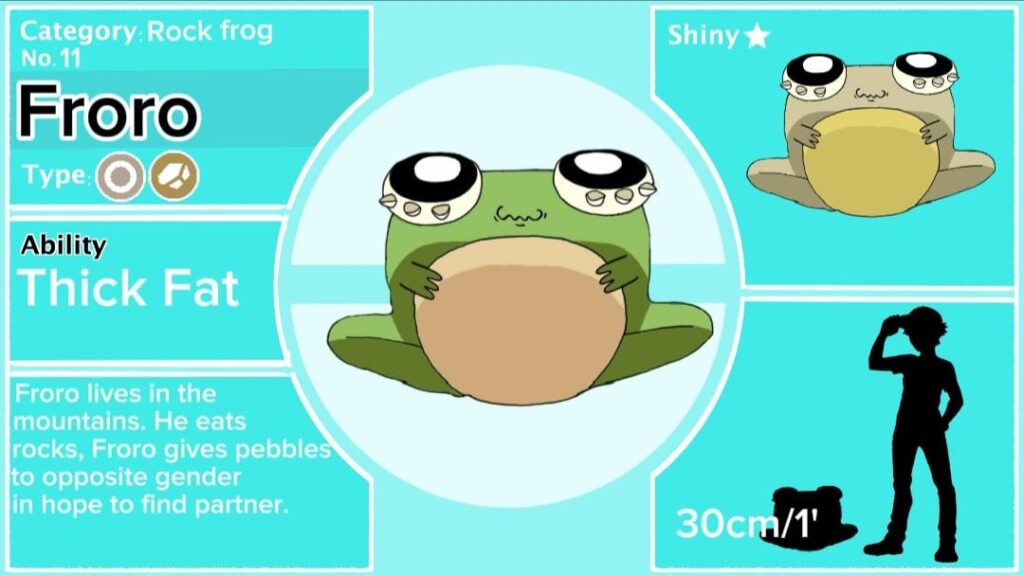 Froro rock frog