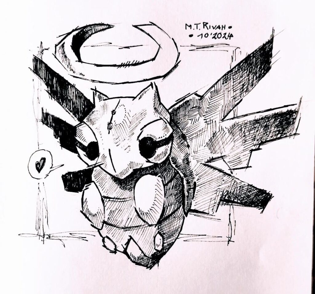[OC] ink drawings of 2 underappreciated bois