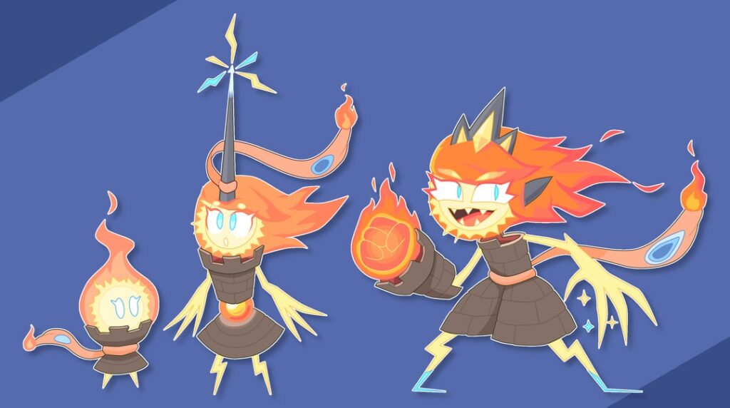 An Electric/Fire type line I designed