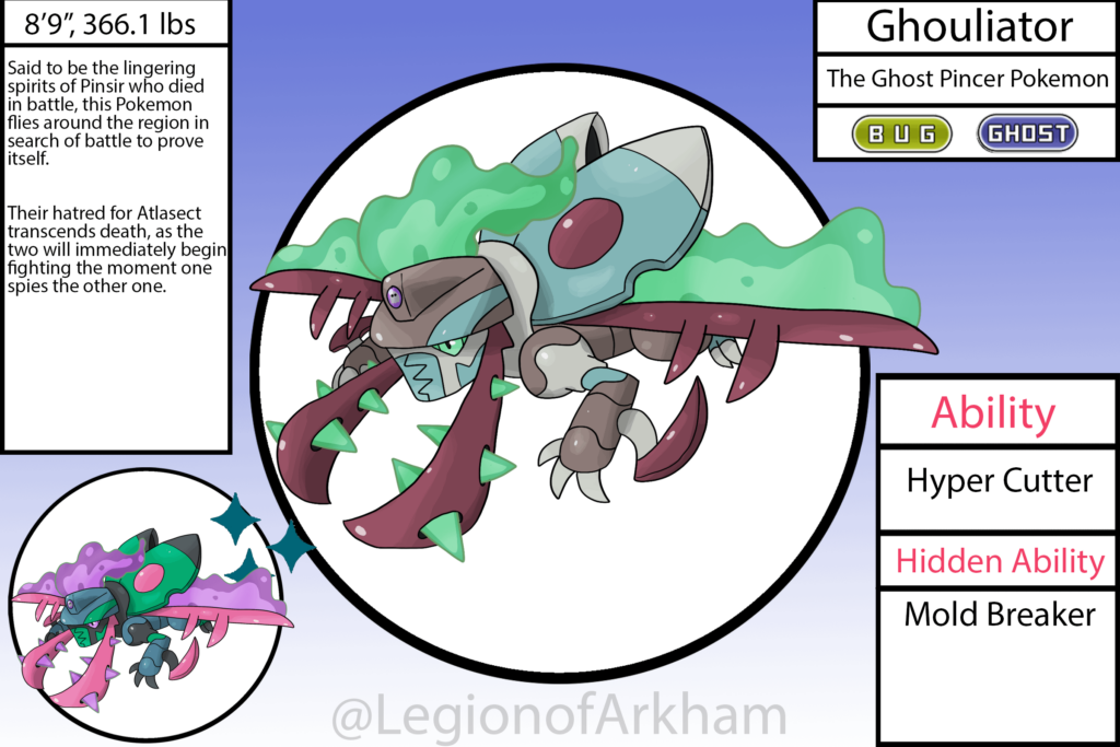 Meet Ghouliator, the Evolved Form of Pinsir