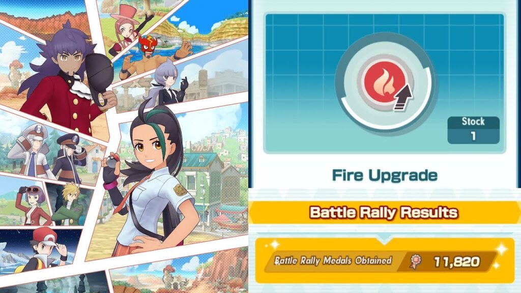 Pokemon Masters EX - Battle Rally Fire Upgrade - 11820 pts