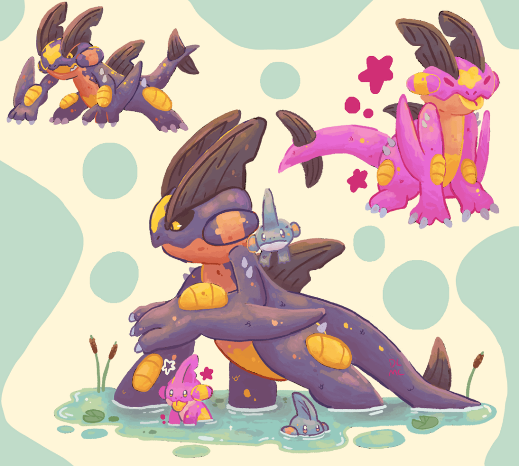 Garchomp and Swampert Fusion! [OC]