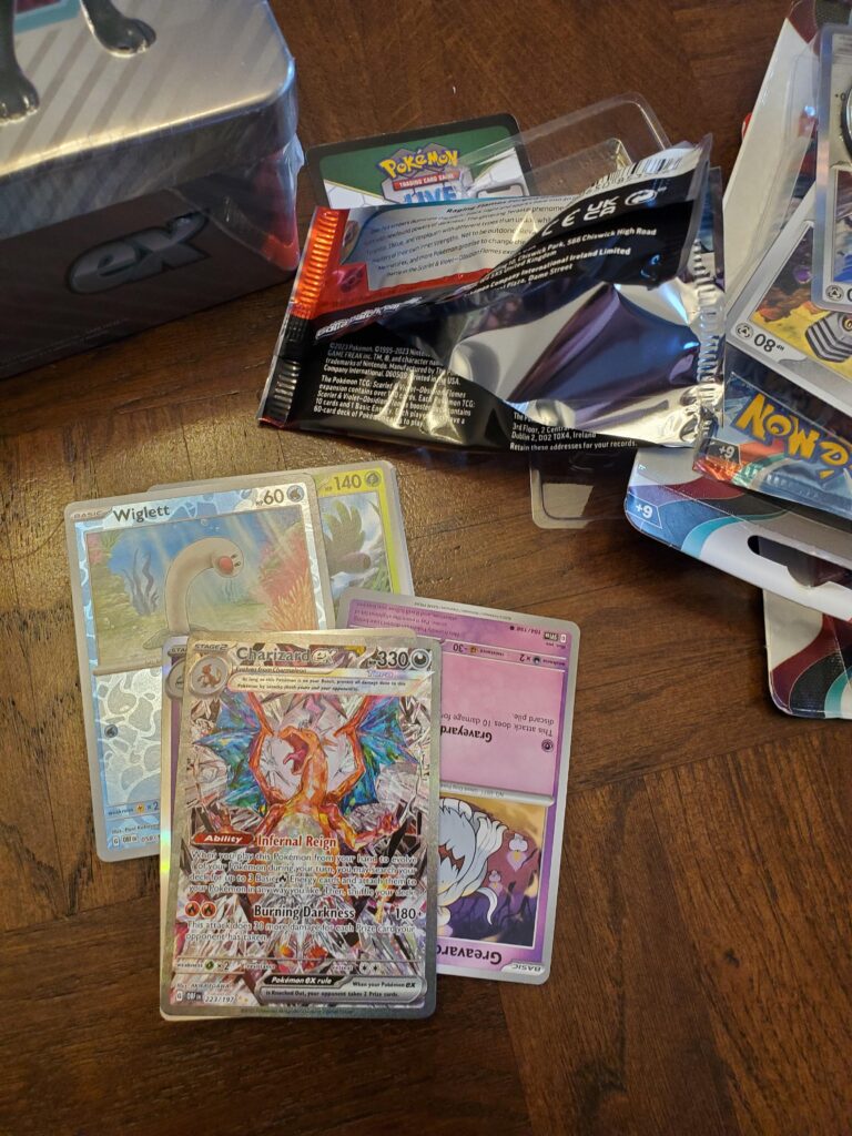 5 year old son opened his first pack