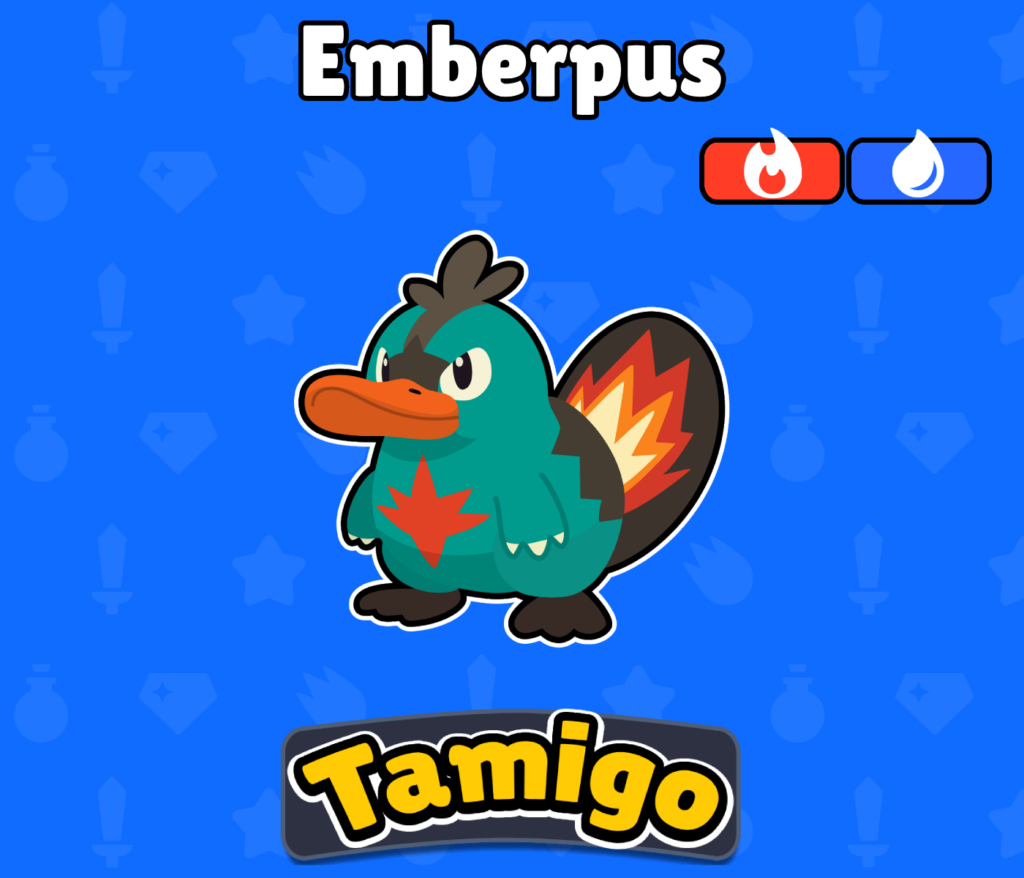 My game's Fire/Water starter.