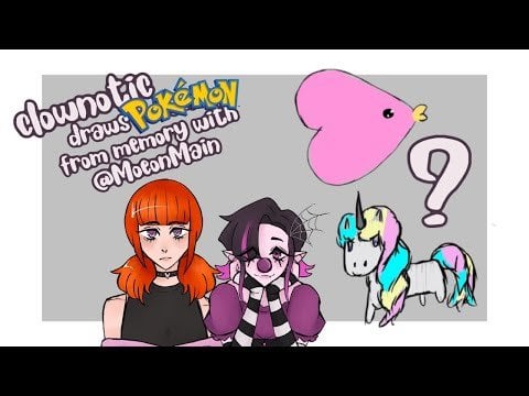 A cute "drawing pokemon from memory" video