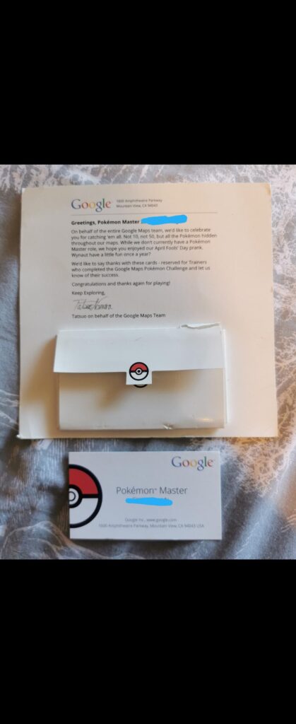 Back when Google & Pokemon made me an offical master 😅