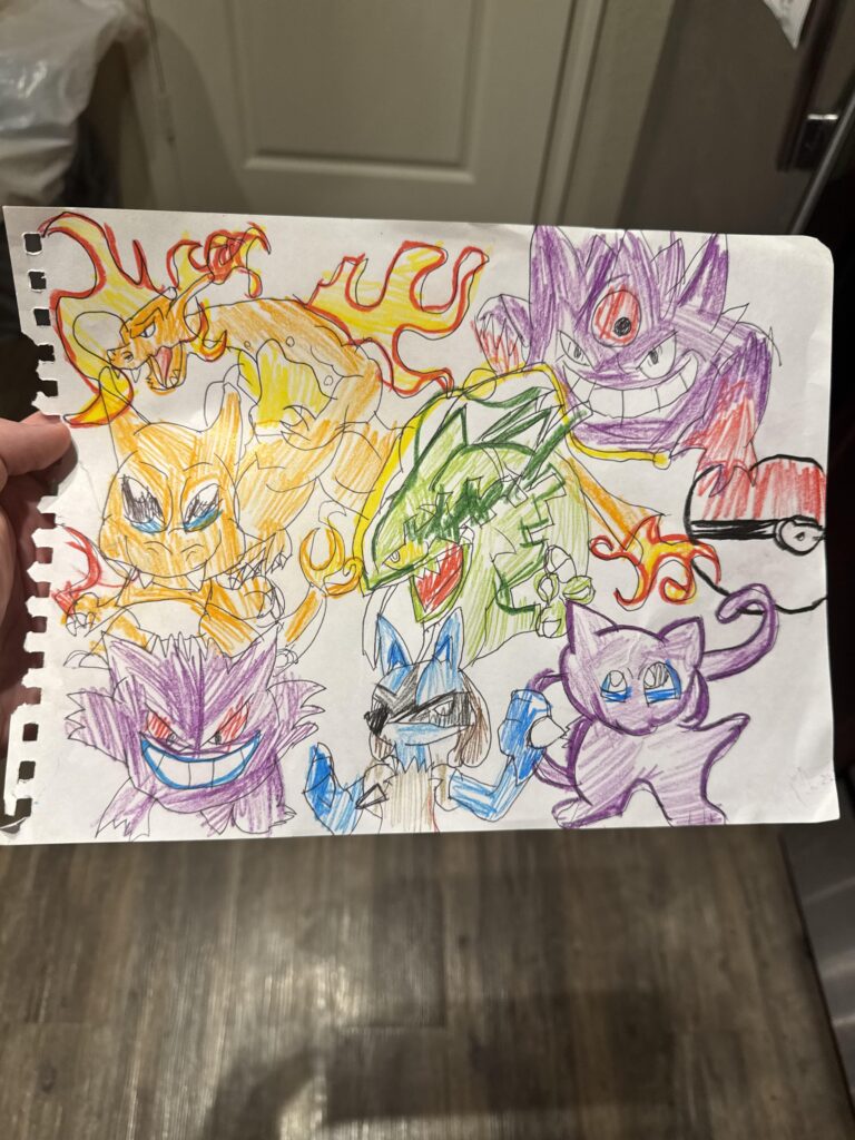 My 8 year old drew this