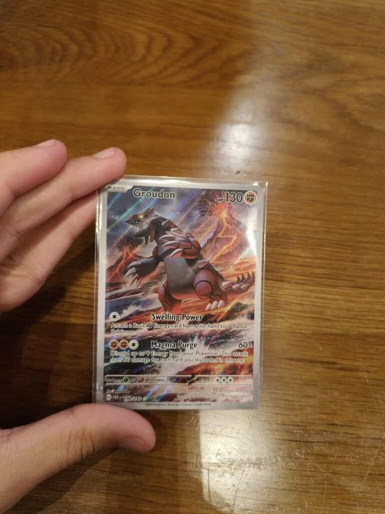 Full art Groudon me and my friend pulled