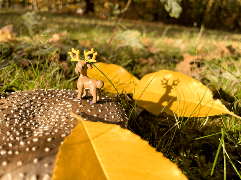 Got some nice pictures of this tiny Stantler zukan figure today [OC]
