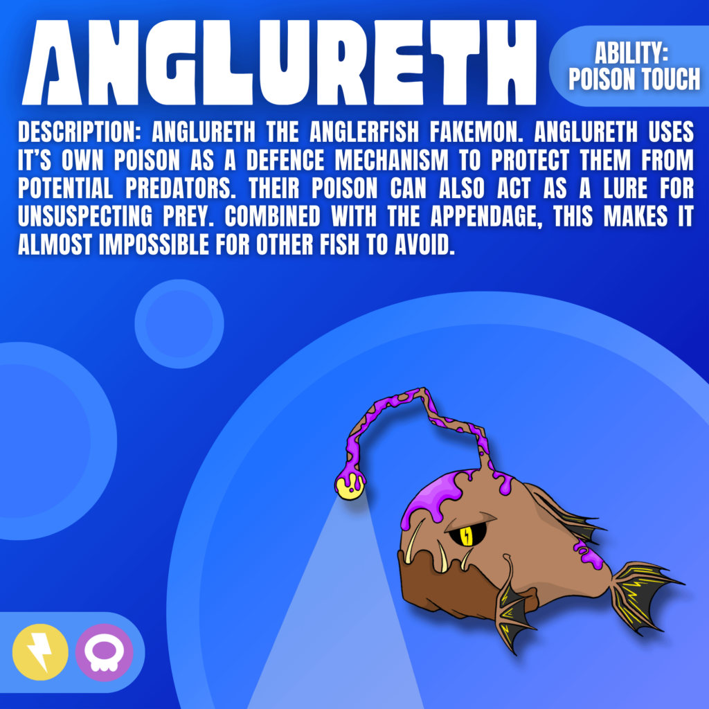 Anglureth the Anglerfish Fakemon