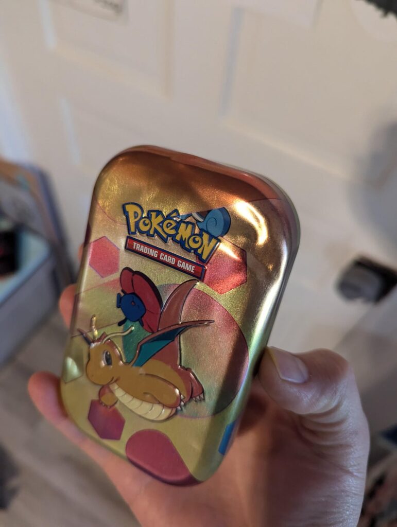 Purchased a 151 tin online from Best Buy and they gave me a smashed one. Sadly it bent the corner of the best 151 pull I've had