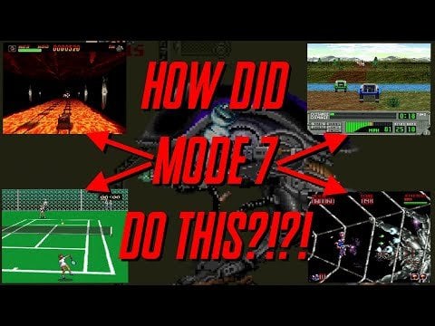 Games with amazingly creative uses of Mode 7 on SNES and how they worked