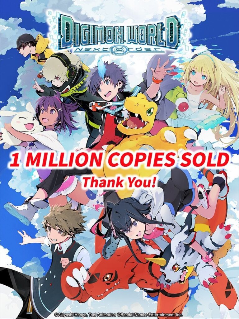 Digimon World: Next Order has sold 1 million copies worldwide