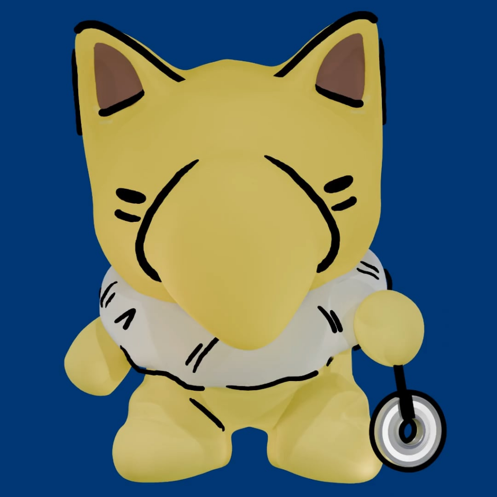 My first sculpted chibi model: Hypno from Pokémon!(OC)😁