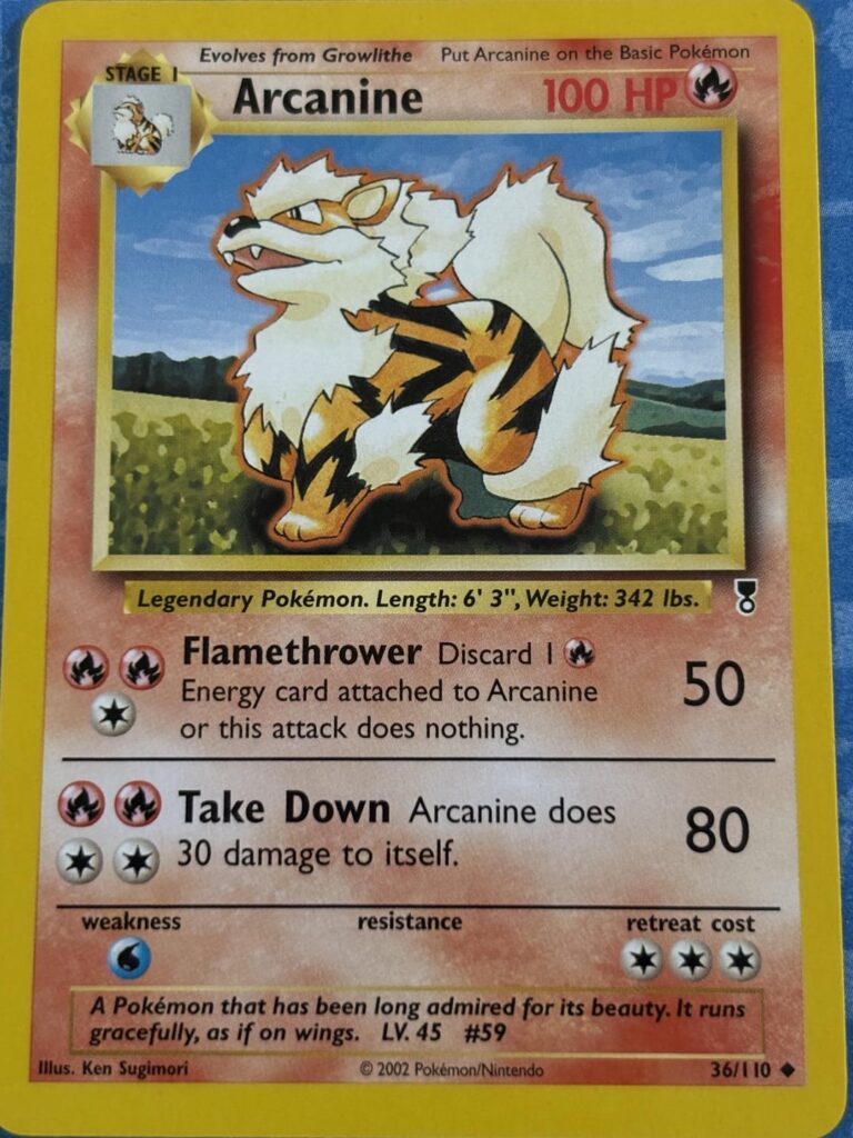 Arcanine Card Confusion