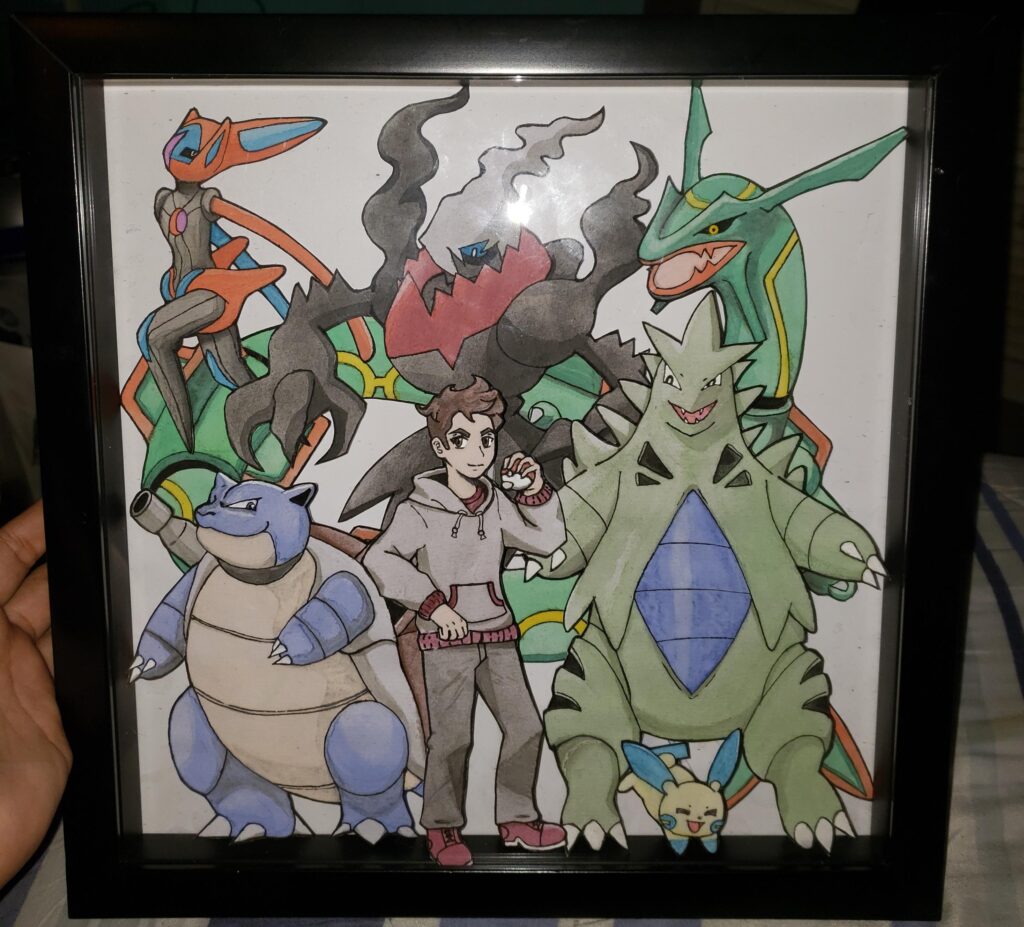 Watercolor art I made for a friend
