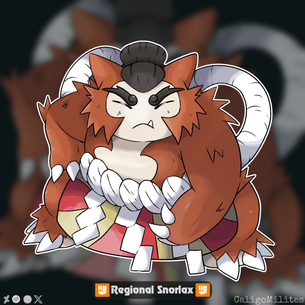 Regional Snorlax : Fighting Type Sumo Wrestler