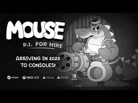MOUSE: P.I. FOR HIRE New Trailer, coming to Nintendo Switch in 2025