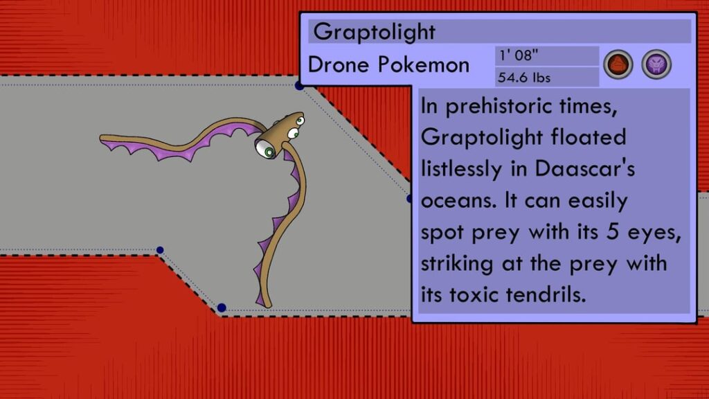 A New Pokemon Has Been Revived! Introducing Graptolight, The Daascar Region's Other Fossil Pokemon!