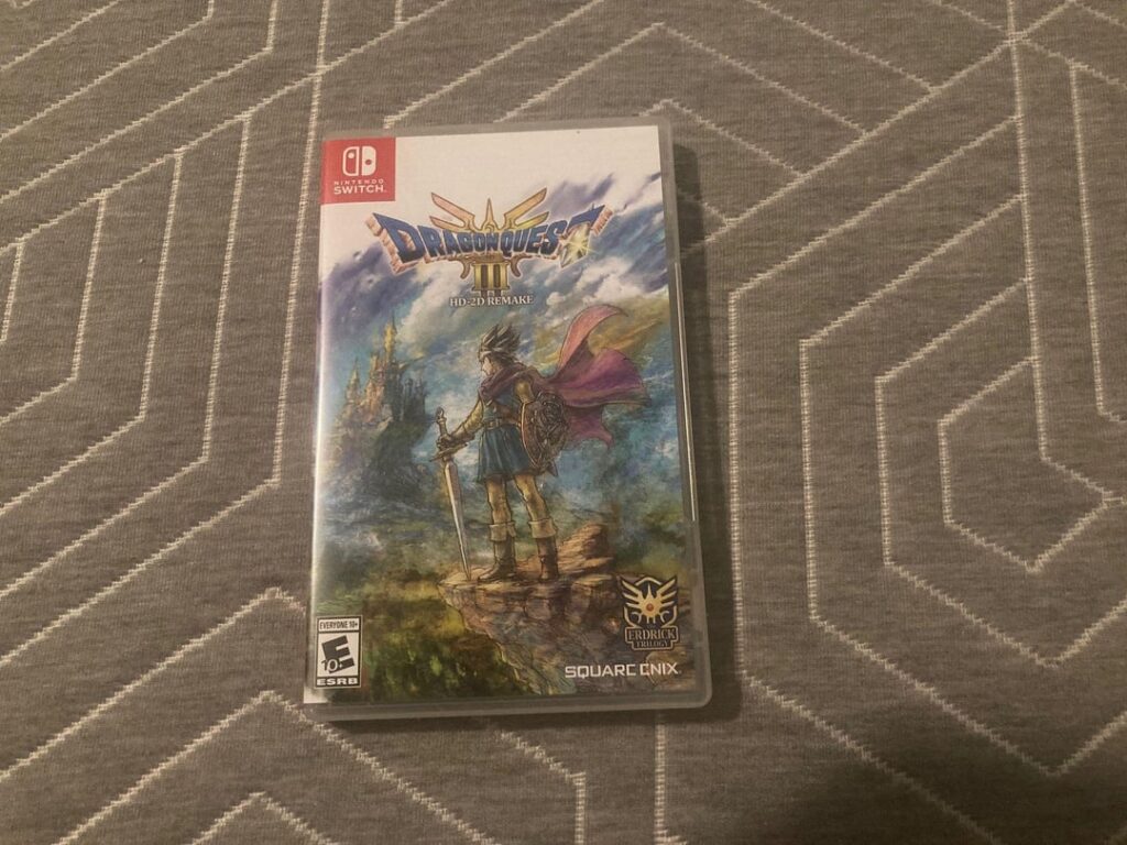 Dragon Quest 3 HD-2D Remake - playing the game game looks great, but was hoping for something on the inside cover