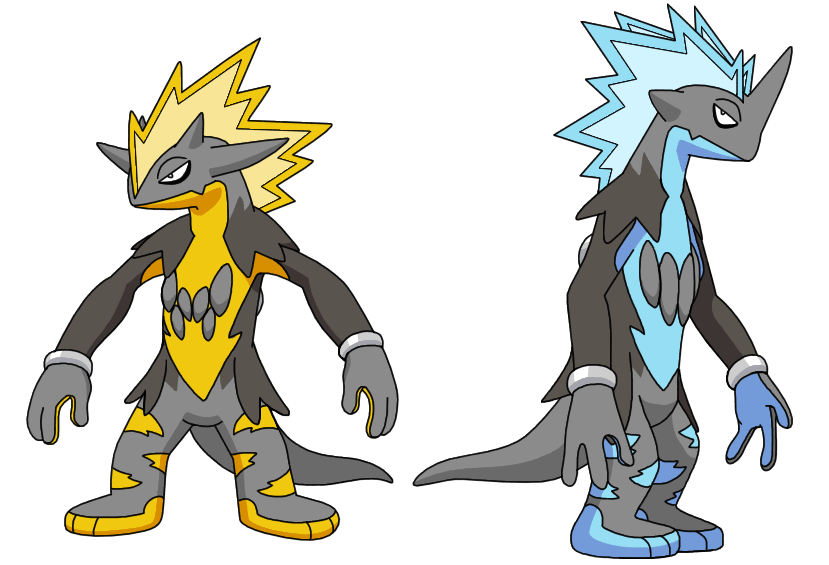 Grunge-themed regional variants for Toxtricity - Electric/Steel