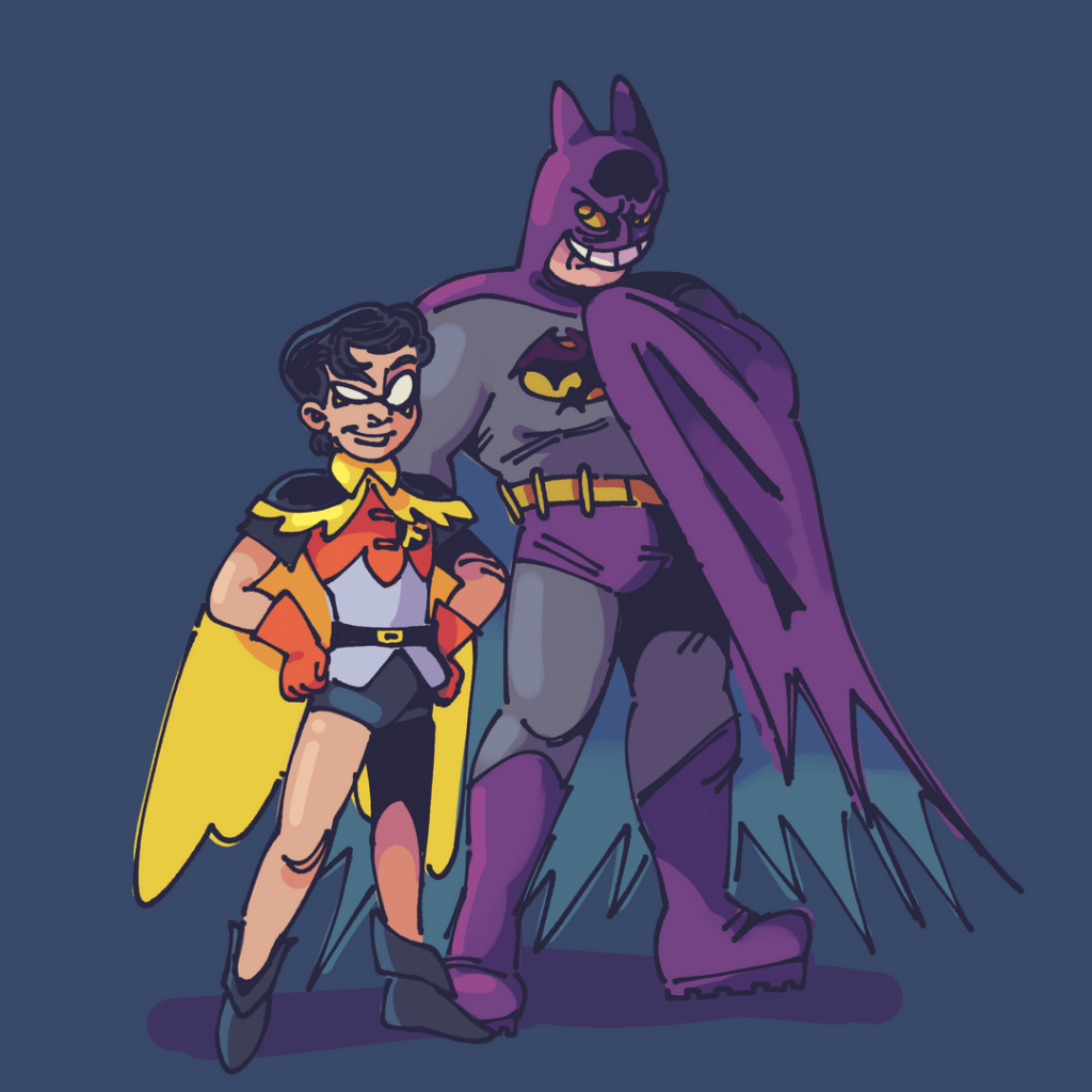 Pokemon × Batman.....art by me :)