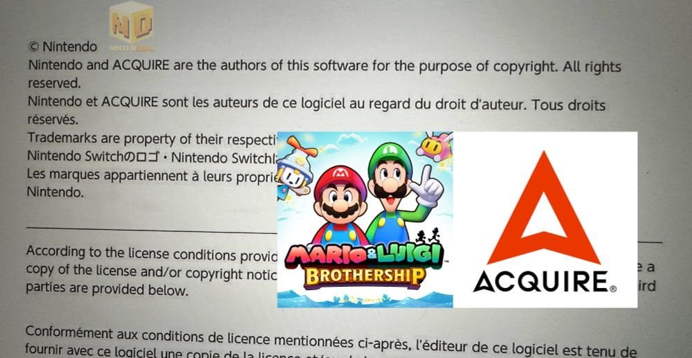 Mario & Luigi Brothership was co-developed by Acquire (Octopath Traveler, Tenchu, Way of the Samurai)