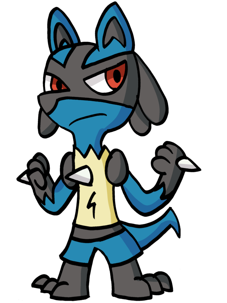 [OC] My drawing of Lucario