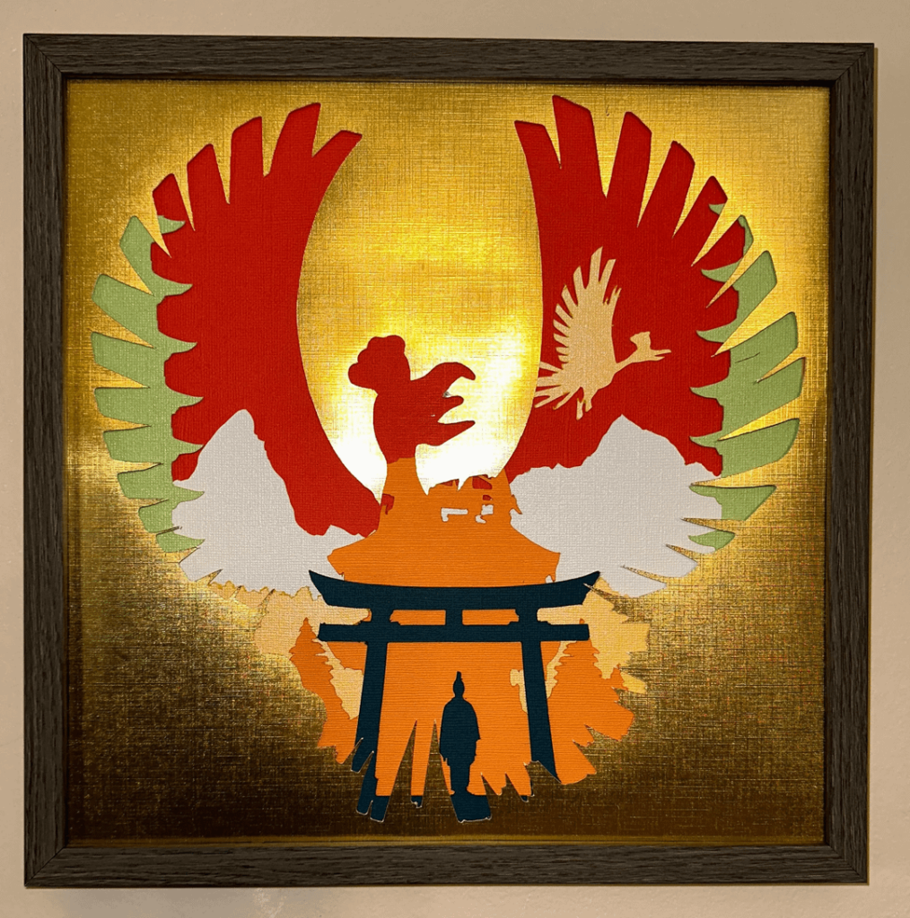 [OC] Since it's the 25th anniversary of Gold and Silver I wanted to share my layered paper art of the games that hooked me so long ago! and the rest of my portfolio