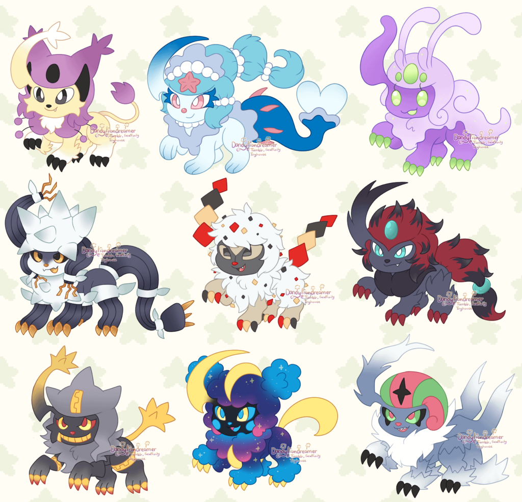 [OC] Absol Pokefusions 2