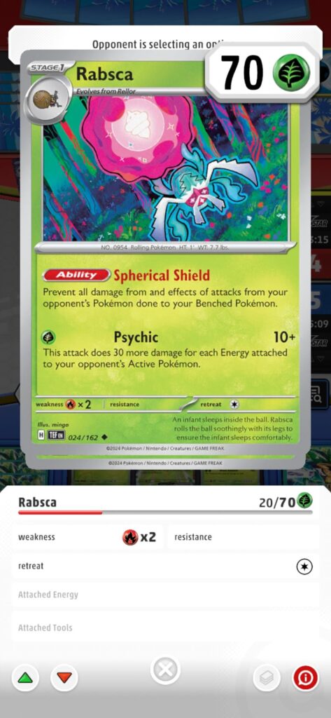 Rules Question Regarding Rabsca and Froslass on TCG Live