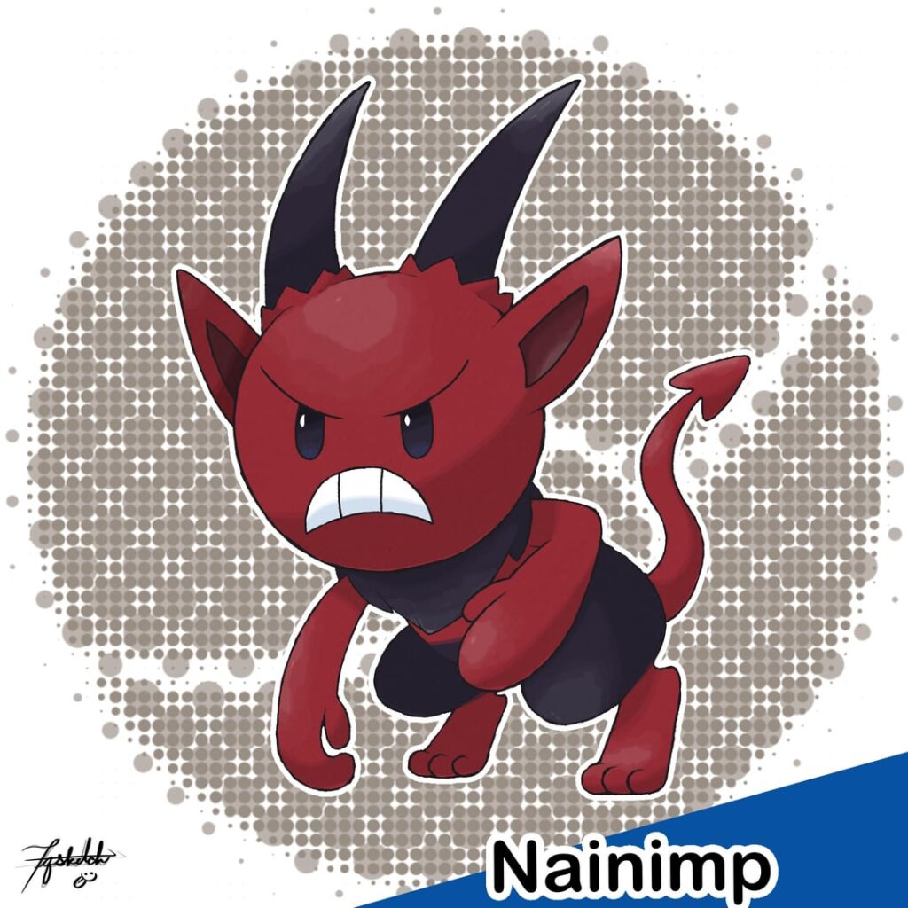 Nainimp the misfortune pokemon (dark)