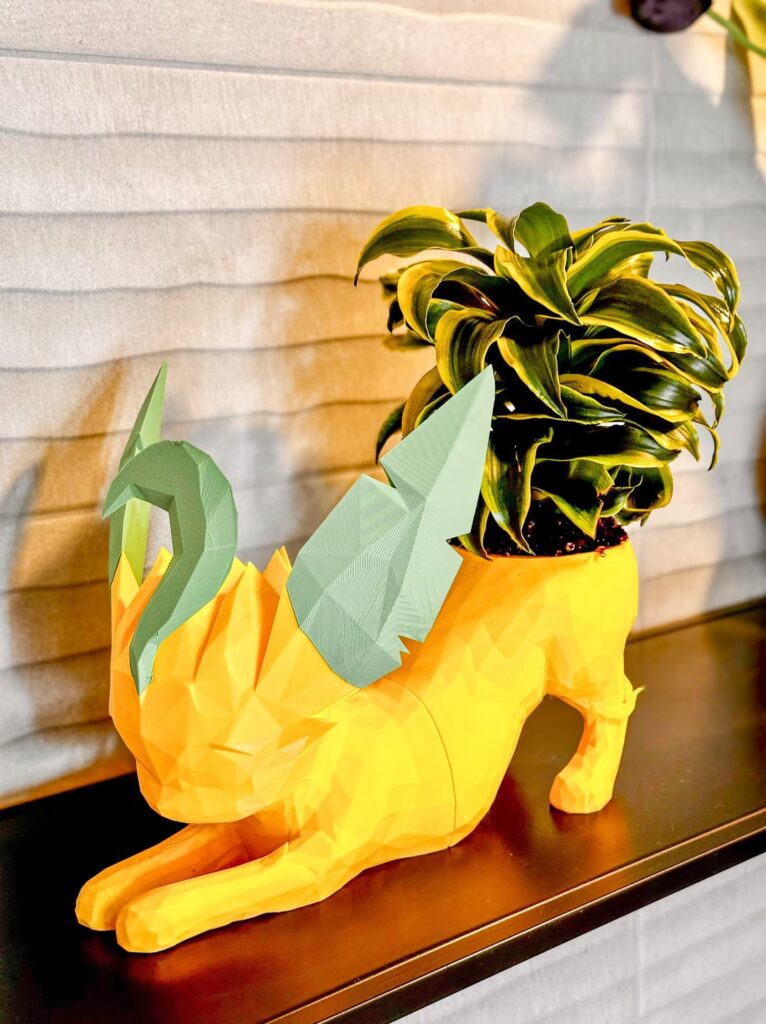 I designed Leafeon planters